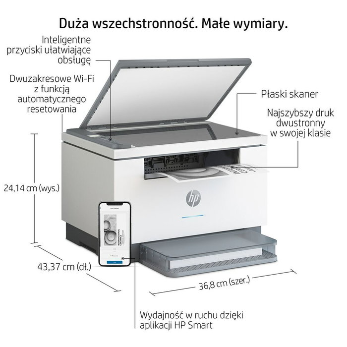 HP LaserJet MFP M234dw Multifunción Láser Monocromo con Wi-Fi y Dúplex Automático HP LaserJet MFP M234dw Multifunción Láser Monocromo con Wi-Fi y Dúplex Automático
