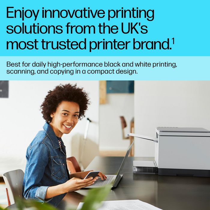 HP LaserJet MFP M234dw Impresora Multifunción, Impresión Rápida a Doble Cara, App HP Smart, Conexiones Fiables