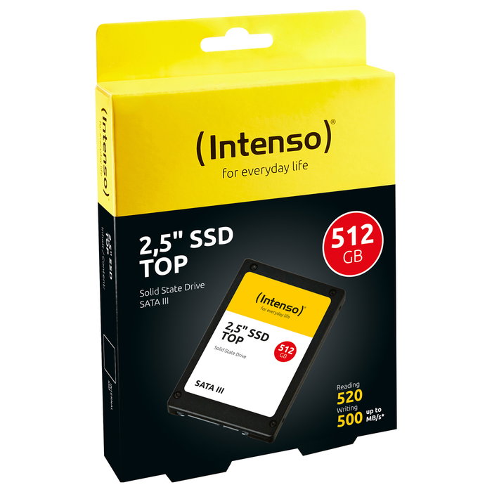 Intenso SSD 2.5" SATA III 512GB - Alta Performance - 3812450
