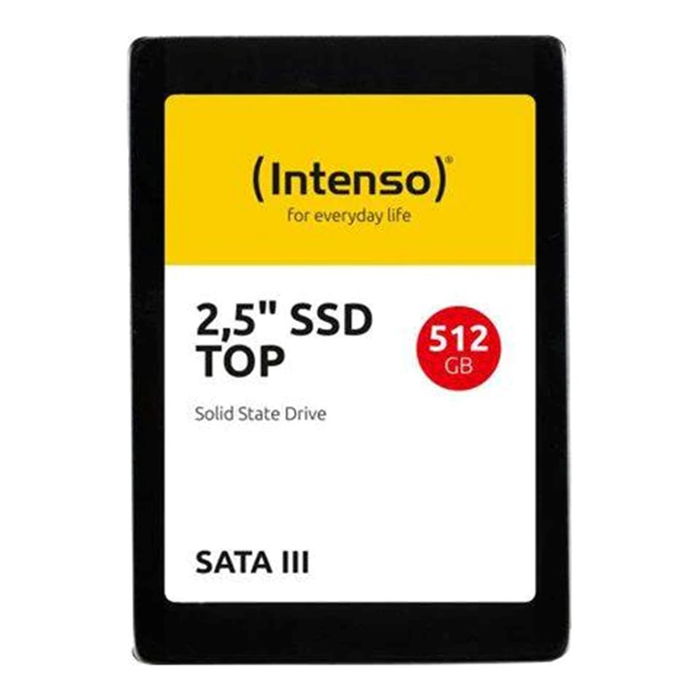 Intenso SSD Interno 2.5" SATA III, 512 GB, 520 MB/s Lectura, 500 MB/s Escritura, Top Performance, Disco Duro Sólido para PC/Portátil Intenso SSD Interno 2.5" SATA III, 512 GB, 520 MB/s Lectura, 500 MB/s Escritura, Top Performance, Disco Duro Sólido para PC/Portátil