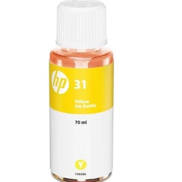HP Tinta Botella Amarillo Nº 31 Smart Tank 70 ML para Impresoras 450, 455, 457, 7005, 7305