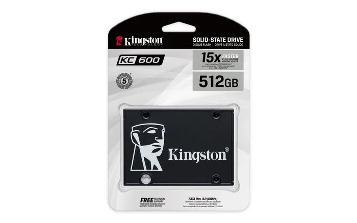 Kingston KC600 512 GB SSD SATA III 2.5