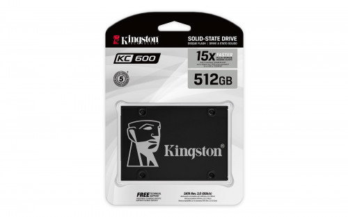 Kingston SKC600/512G SSD 512 GB 2.5" Serial ATA III 3D TLC