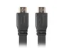 Lanberg Cable HDMI CA-HDMI-21CU-0010-BK 1m Negro Plano 4K