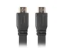 Lanberg CA-HDMI-21CU-0050-BK Cable HDMI 5 Metros, 2.0, Macho/Macho, 4K 2160p 144Hz, 18Gbps, 3D, ARC, Negro