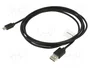 Lanberg Cable USB 2.0 Micro USB a USB tipo A 1,8 m Negro