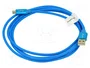 Lanberg Cable USB 2.0 de 1,8 m USB A a Micro-USB Azul
