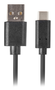 Lanberg Cable USB-A a USB tipo-C CA-USBO-20CU-0018-BK 1,8m Negro