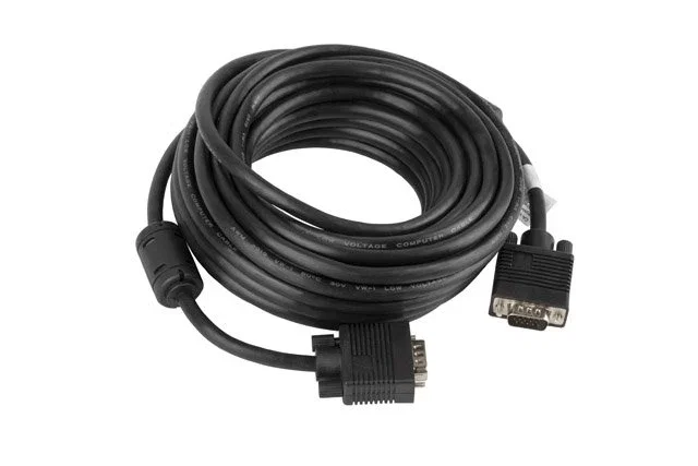 Lanberg Cable VGA Macho-Macho 10m con Ferritas Negro Lanberg Cable VGA Macho-Macho 10m con Ferritas Negro