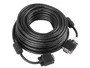 Lanberg CA-VGAC-10CC-0150-B Cable VGA Macho-Macho 15 metros con Núcleos de Ferrita, Negro
