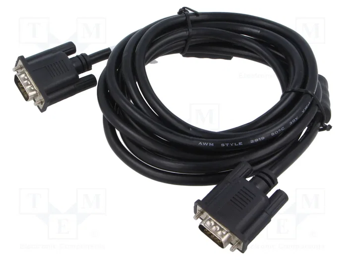Lanberg Cable VGA CA-VGAC-10CC-0030-B de 3 m Negro