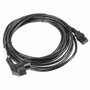 Lanberg CA-C13C-11CC-0100-BK Cable de Alimentación Schuko a IEC320 C13, 10 m