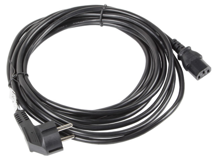 Lanberg CA-C13C-11CC-0100-BK Cable de Alimentación Schuko a IEC320 C13, 10 m Lanberg CA-C13C-11CC-0100-BK Cable de Alimentación Schuko a IEC320 C13, 10 m