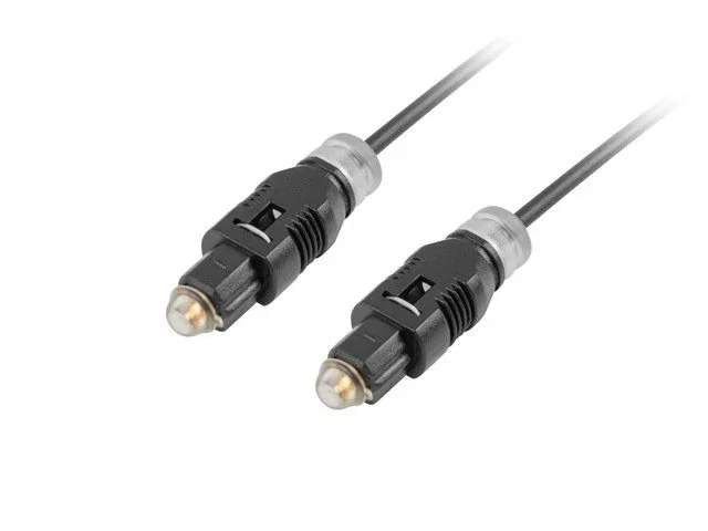 Lanberg Cable Óptico de Audio Digital Toslink 1 m Negro