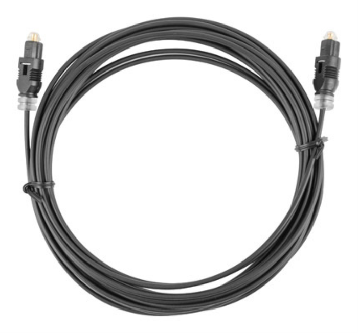 Lanberg Cable de audio digital óptico Toslink CA-TOSL-10CC-0020-BK 2m negro