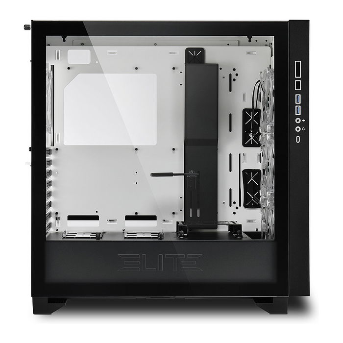 Sharkoon CA300T ATX/E-ATX Torre Blanca con Doble Cristal