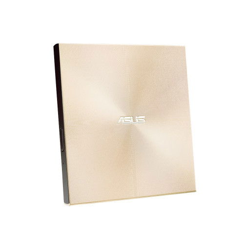 Asus ZenDrive U9M Unidad de Disco Óptico DVD±RW USB 2.0 Grabador Lector 8x DVD 24x CD Color Oro