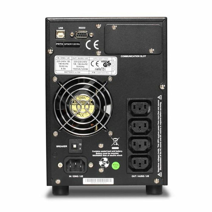 Riello Sentinel Pro 1500 T 1500 VA 1200 W Riello Sentinel Pro 1500 T 1500 VA 1200 W