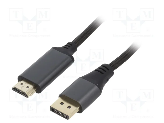 Gembird CC-DP-HDMI-4K-6 Cable DisplayPort a HDMI 1,8 m 4K Negro Gembird CC-DP-HDMI-4K-6 Cable DisplayPort a HDMI 1,8 m 4K Negro