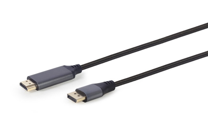 Gembird Adaptador de cable DisplayPort a HDMI Premium 1,8m Negro
