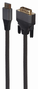 GEMBIRD Adaptador de cable de vídeo CC-HDMI-DVI-4K-6 HDMI a DVI 1,8 m Negro