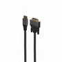 GEMBIRD Adaptador de cable de vídeo CC-HDMI-DVI-4K-6 HDMI a DVI 1,8 m Negro