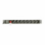 GEMBIRD EG-PDU-014 PDU 8 salidas AC 1U Negro
