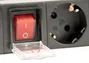 Gembird EG-PDU-014 Regleta para Rack 1U con 8 Salidas AC y 3 m de Cable