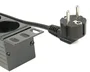 Gembird EG-PDU-014 Regleta para Rack 1U con 8 Salidas AC y 3 m de Cable
