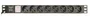 Gembird EG-PDU-014 Regleta para Rack 1U con 8 Salidas AC y 3 m de Cable