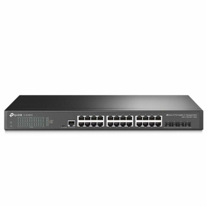 TP-Link Omada SG3428X Switch Gestionable de 24 Puertos Gigabit y 4 Ranuras 10G SFP+ TP-Link Omada SG3428X Switch Gestionable de 24 Puertos Gigabit y 4 Ranuras 10G SFP+