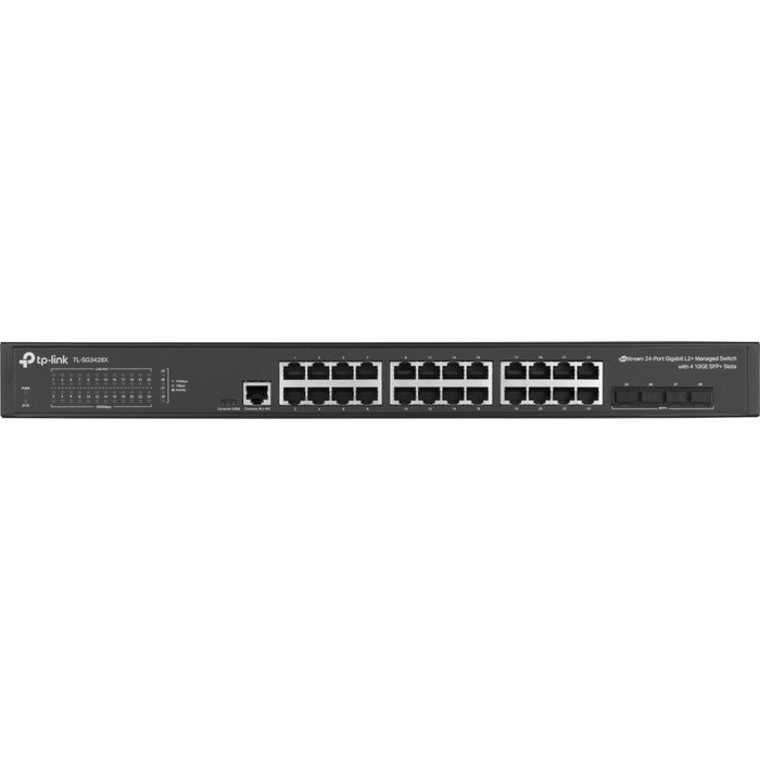 TP-Link Omada SG3428X Switch Gestionado 24 Puertos Gigabit y 4 SFP+ 10G TP-Link Omada SG3428X Switch Gestionado 24 Puertos Gigabit y 4 SFP+ 10G