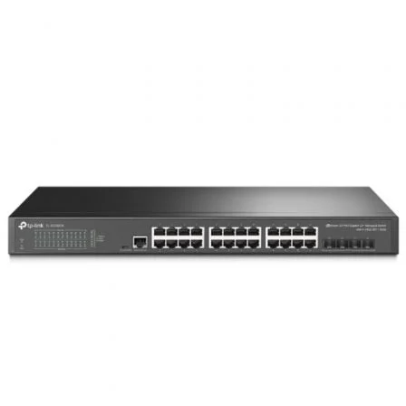 Tp-link TL-SG3428X Switch Gestionable 24 Puertos Gigabit L2+ con 4 Puertos SFP+ 10GE Tp-link TL-SG3428X Switch Gestionable 24 Puertos Gigabit L2+ con 4 Puertos SFP+ 10GE