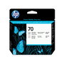 HP Cabezal de Impresión 70 C9407A Negro Foto y Gris Claro