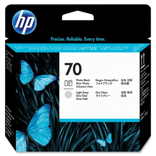HP Cabezal de Impresión 70 C9407A Negro Foto y Gris Claro HP Cabezal de Impresión 70 C9407A Negro Foto y Gris Claro