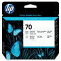 HP Cabezal de Impresión 70 C9407A Negro Foto y Gris Claro