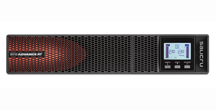 SALICRU SPS ADVANCE RT2 SAI 3000VA / 2700W - Line-Interactive, Salida Senoidal, Formato Rack/Torre 2U, Pantalla LCD, FP 0.9, USB/RS-232, SmartSlot