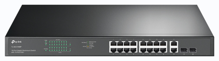 TP-Link TL-SG1218MP Switch Gigabit de 18 puertos con 16 puertos PoE+