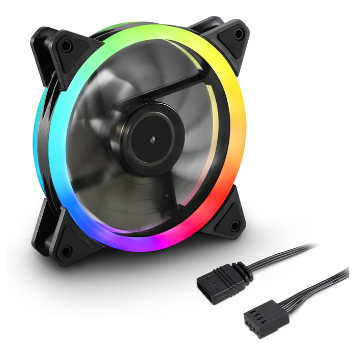 Sharkoon Shark Blades PWM RGB 120mm Negro