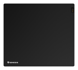 GENESIS Carbon 700 XL Alfombrilla de Ratón para Juegos Negra, Superficie Speed, Base Antideslizante, Bordes Rematados