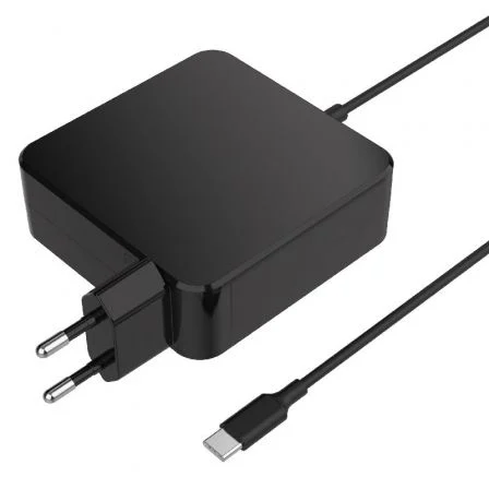 Leotec LENCSHOMETC90 Cargador Portátil Universal 90W USB-C PD 3.0 para Ordenador Portátil, Automático 5-20V, Cable 1.8m