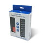 Leotec Cargador de Portátil Universal 70W con 10 Conectores y Voltaje Automático (15-20V) Black