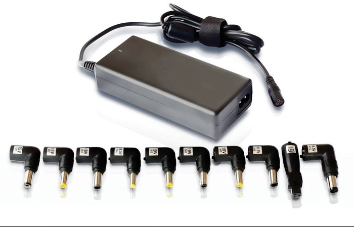 Leotec Cargador Universal de Portátil 90W con Voltaje Automático y 12 Conectores Leotec Cargador Universal de Portátil 90W con Voltaje Automático y 12 Conectores