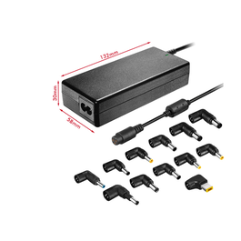 Leotec LENCSHOME06 Adaptador e Inversor de Corriente Interior Negro para Portátiles Universal