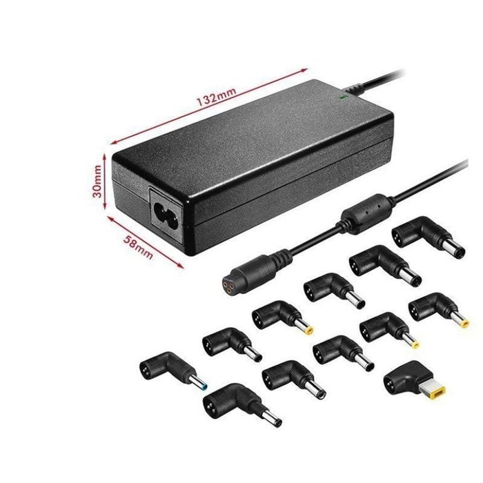 Leotec Cargador Universal de Portátil 90W con Voltaje Automático y 12 Conectores Leotec Cargador Universal de Portátil 90W con Voltaje Automático y 12 Conectores