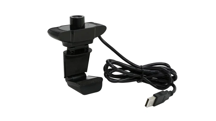 Leotec LEWCAM2005 Cámara Web Full HD 1080p 30fps, Micrófono, Ángulo 90°, Soporte Clip, USB, Negro