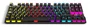 Krom Kasic TKL Teclado Mecánico Gaming Español Tenkeyless con Switches Red, Retroiluminación RGB Rainbow, Antighosting, 87 Teclas, Negro, USB