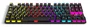 Krom Kasic TKL Teclado Mecánico Gaming Español Tenkeyless con Switches Red, Retroiluminación RGB Rainbow, Antighosting, 87 Teclas, Negro, USB