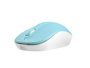 Natec Toucan Ratón Inalámbrico Óptico 1600 DPI 3 Botones Azul y Blanco