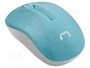Natec Toucan NMY-1651 Ratón Inalámbrico Ambidextro Azul y Blanco